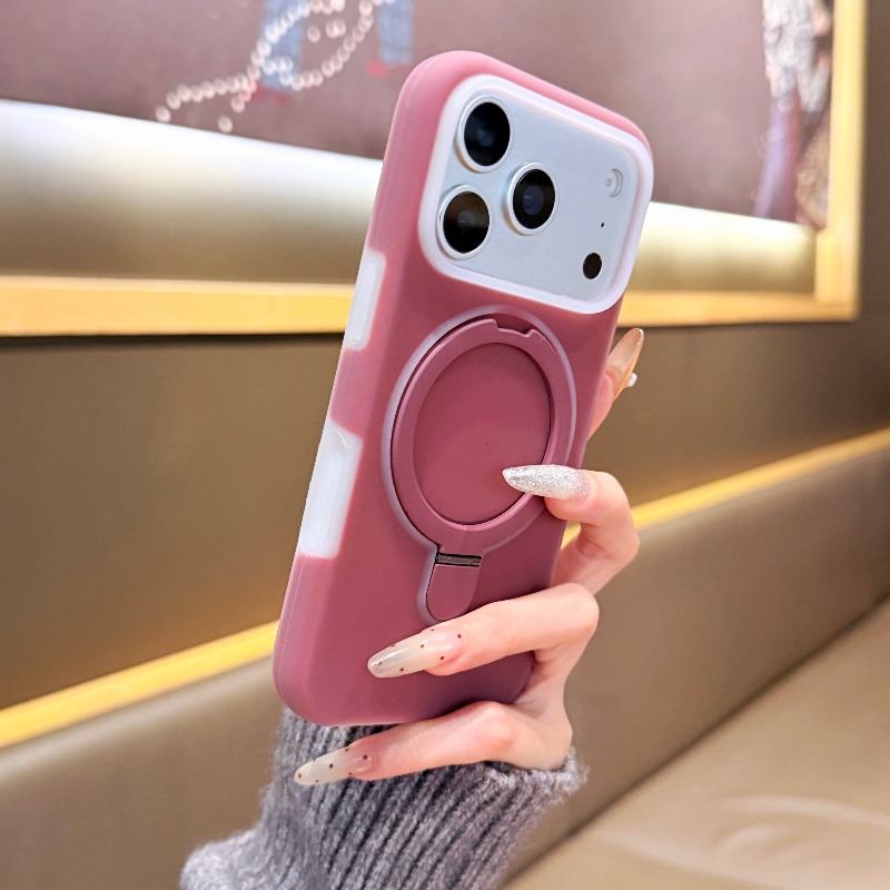 Magnetic Charging Stand - 럭셔리 컬러풀 젤리 메탈 링 스탠드