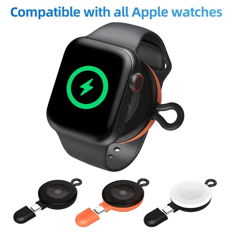 미니 타입 C 스마트 워치 무선 충전기 휴대용 키체인  - Apple Smartwatch Accessories 리뷰 및 가격