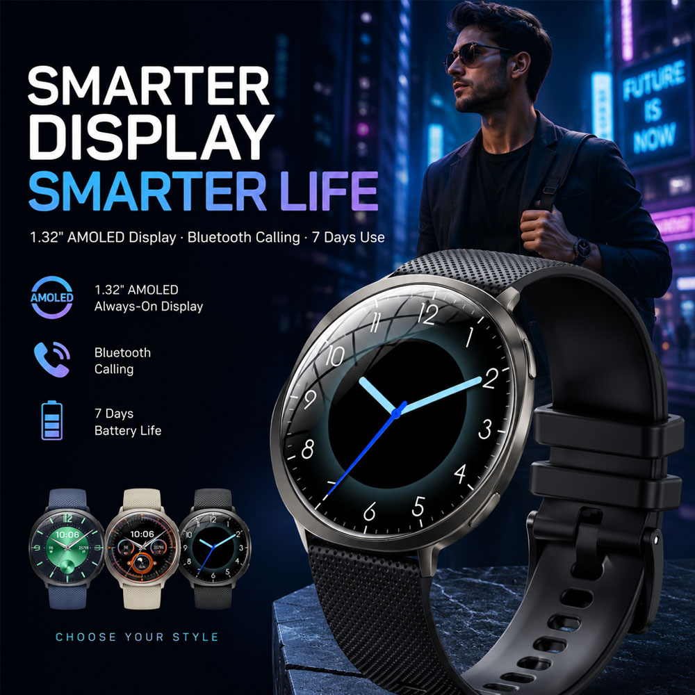 새로운 스마트워치, 피트니스 추적, 음성 비서, IP6 - Smartwatch Store 리뷰 및 가격