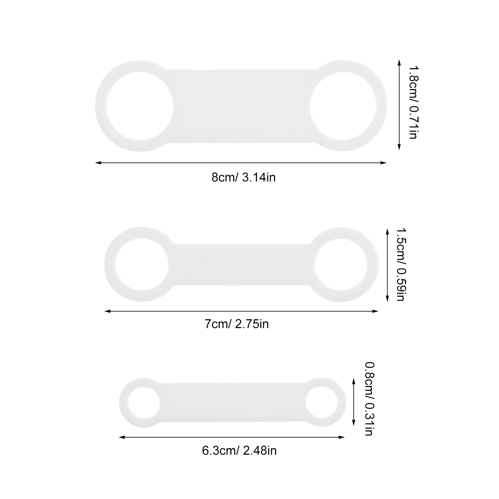 6개 실리콘 도그 태그 슬라이드 온 밴드 교체용 탄성  - Silicone Band Replacement 리뷰 및 가격