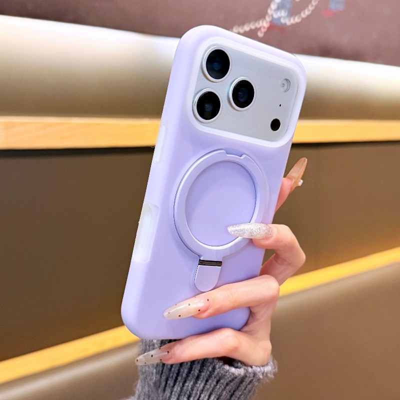 럭셔리 컬러풀 젤리 메탈 링 스탠드 마그세이프 폰 케이 - Magnetic Charging Stand 리뷰 및 가격