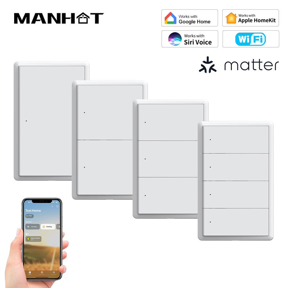 MANHOT 홈킷 WiFi 스마트 스위치 (중성선 필요 - Smart Accessories 리뷰 및 가격