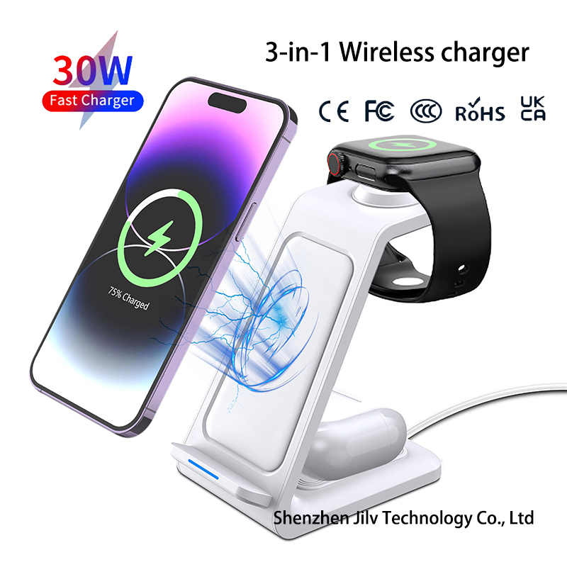 15W 3 in 1 무선 충전 스탠드 독 아이폰 삼성  - Wireless Charger Watch 리뷰 및 가격